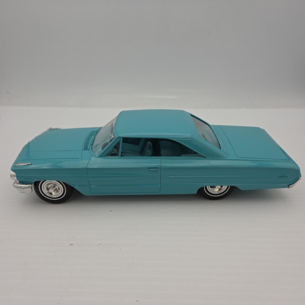 Vintage AMT 1964 Ford Galaxie Dealers Promo Model Car Blue Plastic